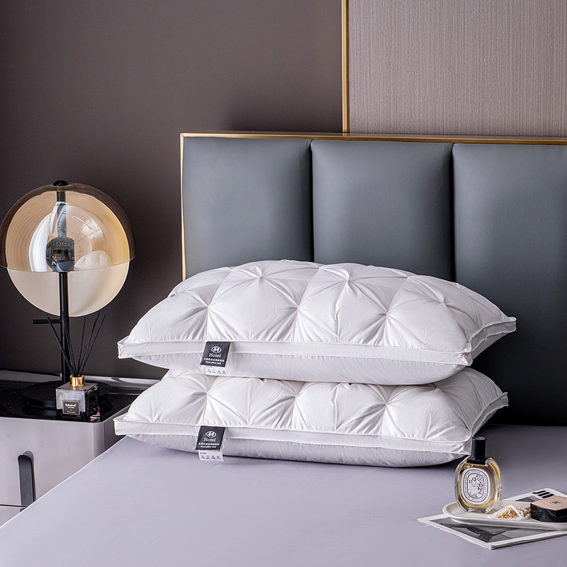 Baumwollknopfloch leichter Luxus -Down -Kissenkern